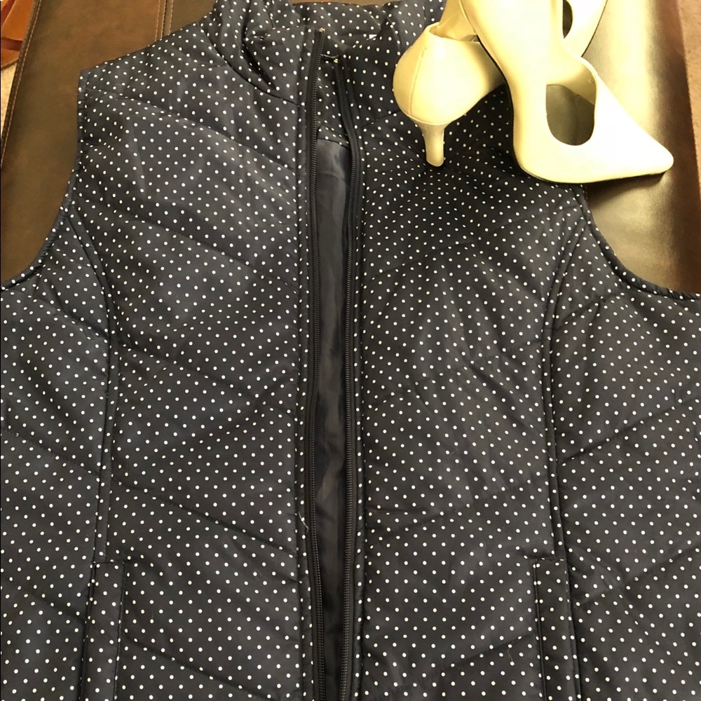 Polka dot vest